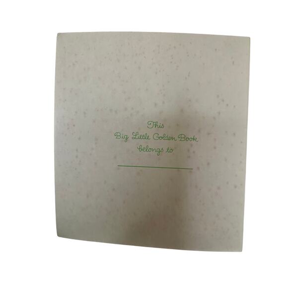 Vintage 1986 Little Raccoon Takes Charge Big Little Golden Book - Picture 4 of 5